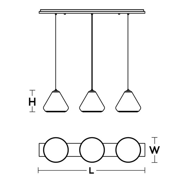 Armitage 3 Light Linear Pendant